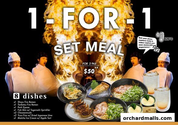 Menu page for Fire Ramen  Izakaya by Menbaka The Centrepoint