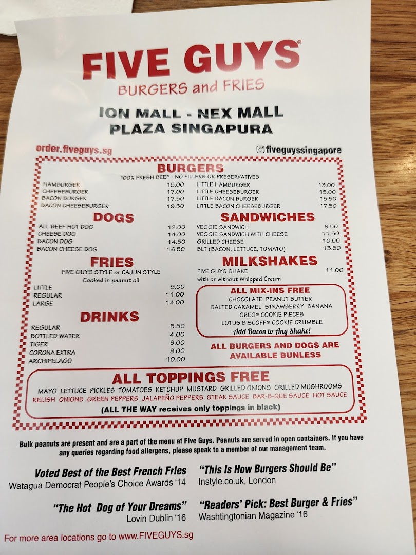 Five Guys ION Mall