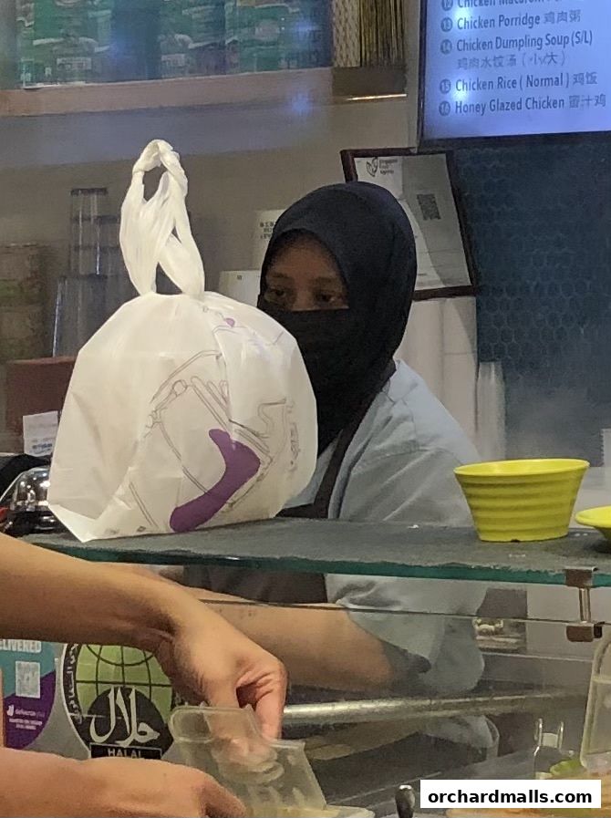 Menu page for Fltra Hainanese Chicken rice