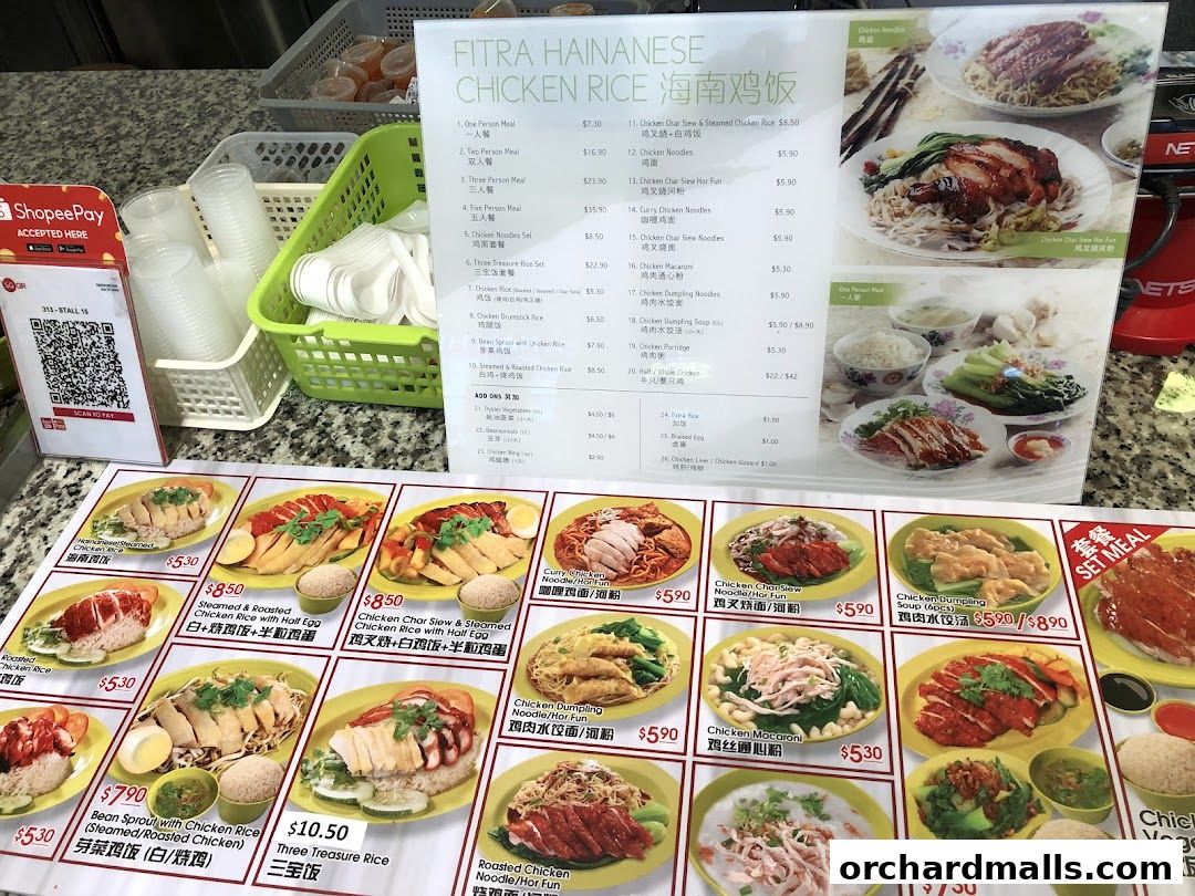 Menu page for Food Republic 313somerset