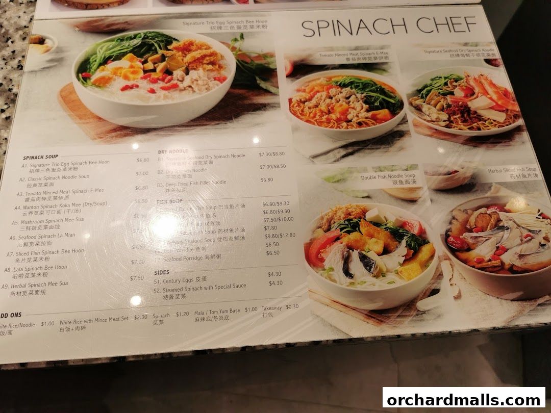 Menu page for Food Republic 313somerset