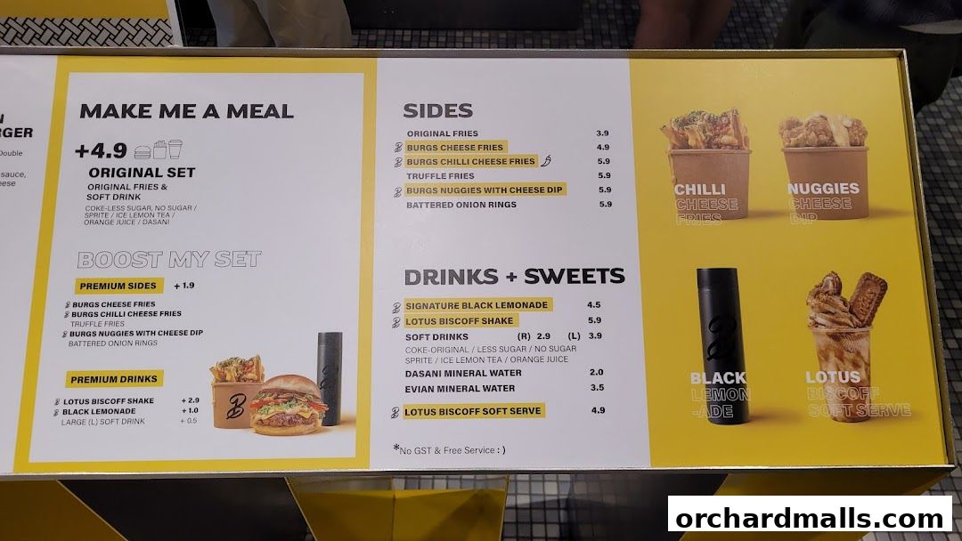 Menu page for Food Republic 313somerset