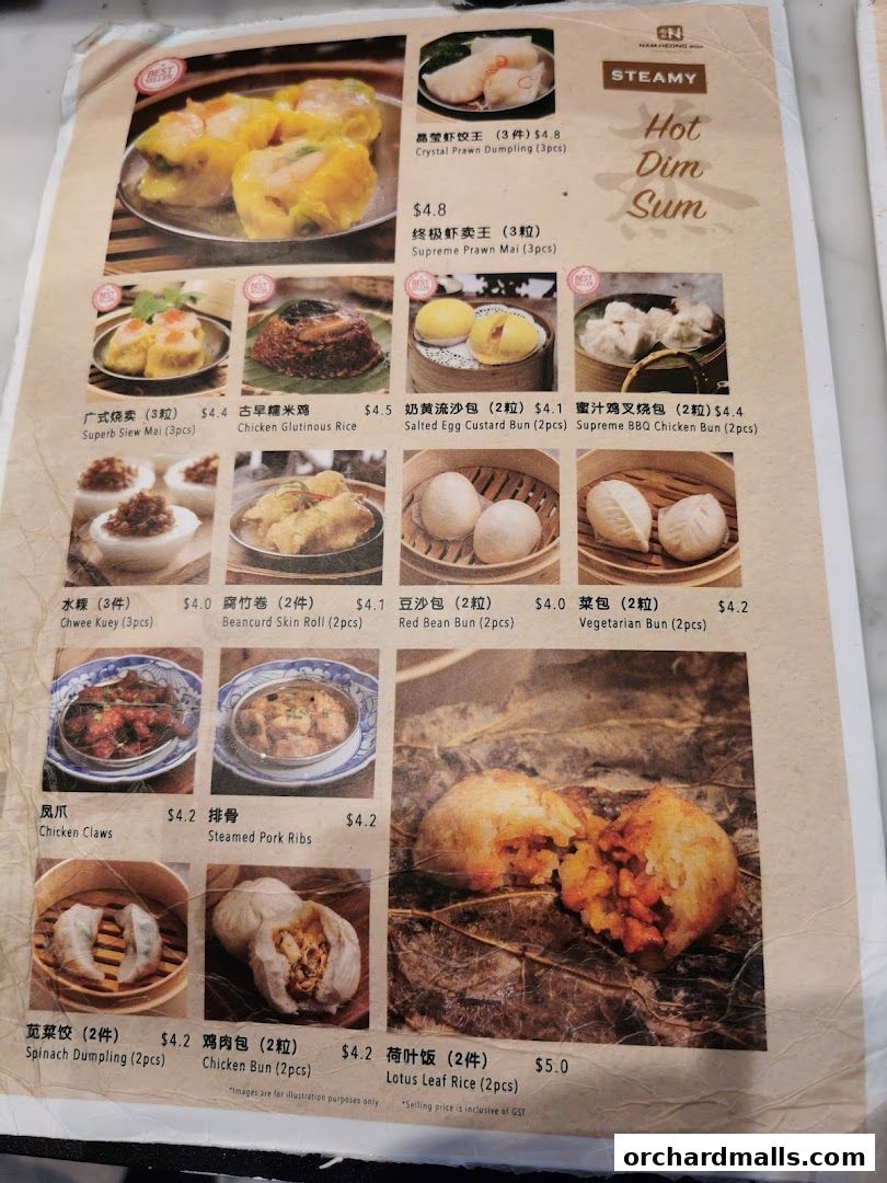 Menu page for Food Republic 313somerset