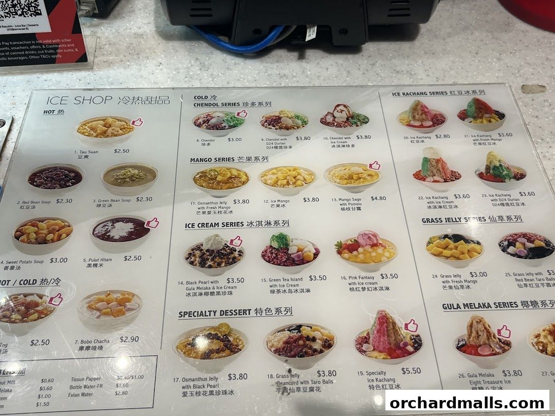 Menu page for Food Republic 313somerset