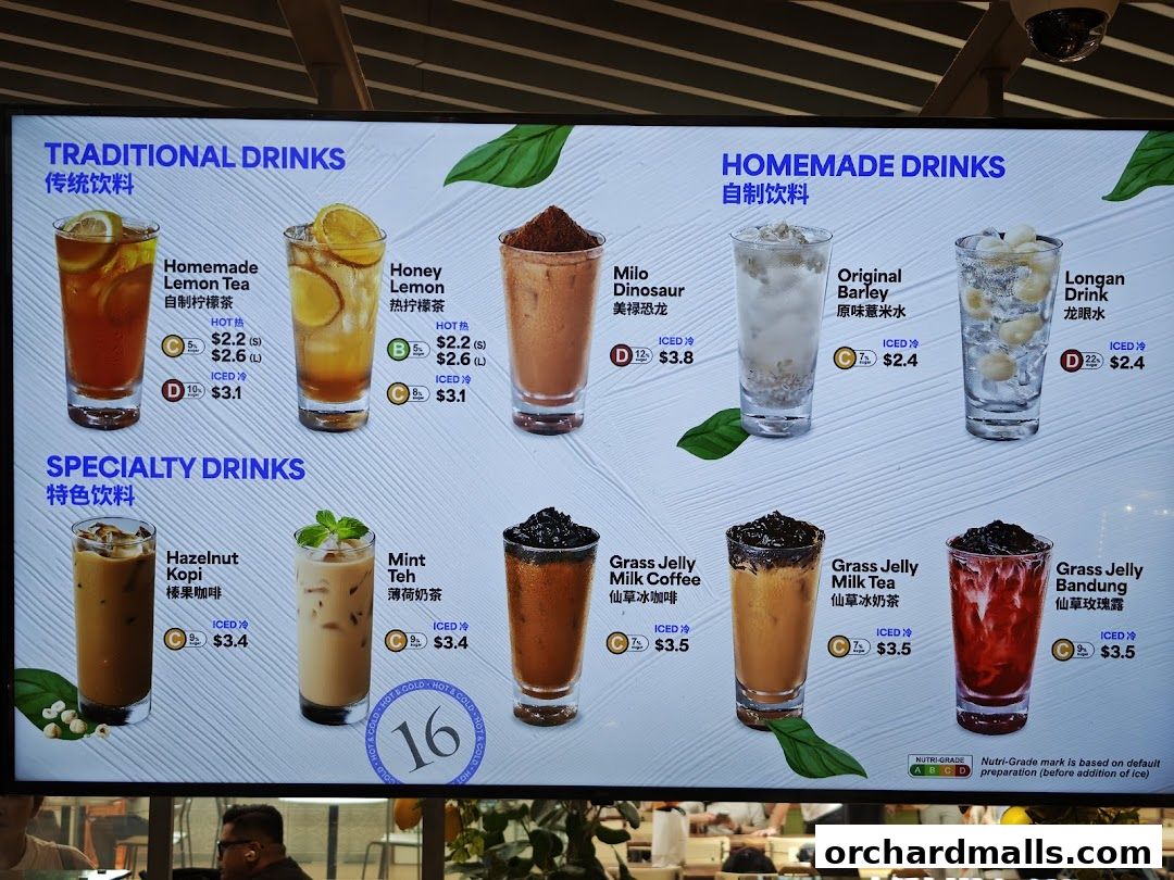 Menu page for Food Republic 313somerset