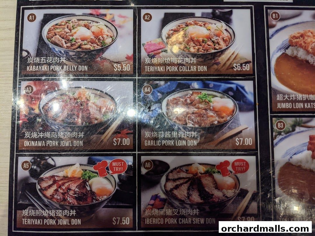 Menu page for Food Republic 313somerset