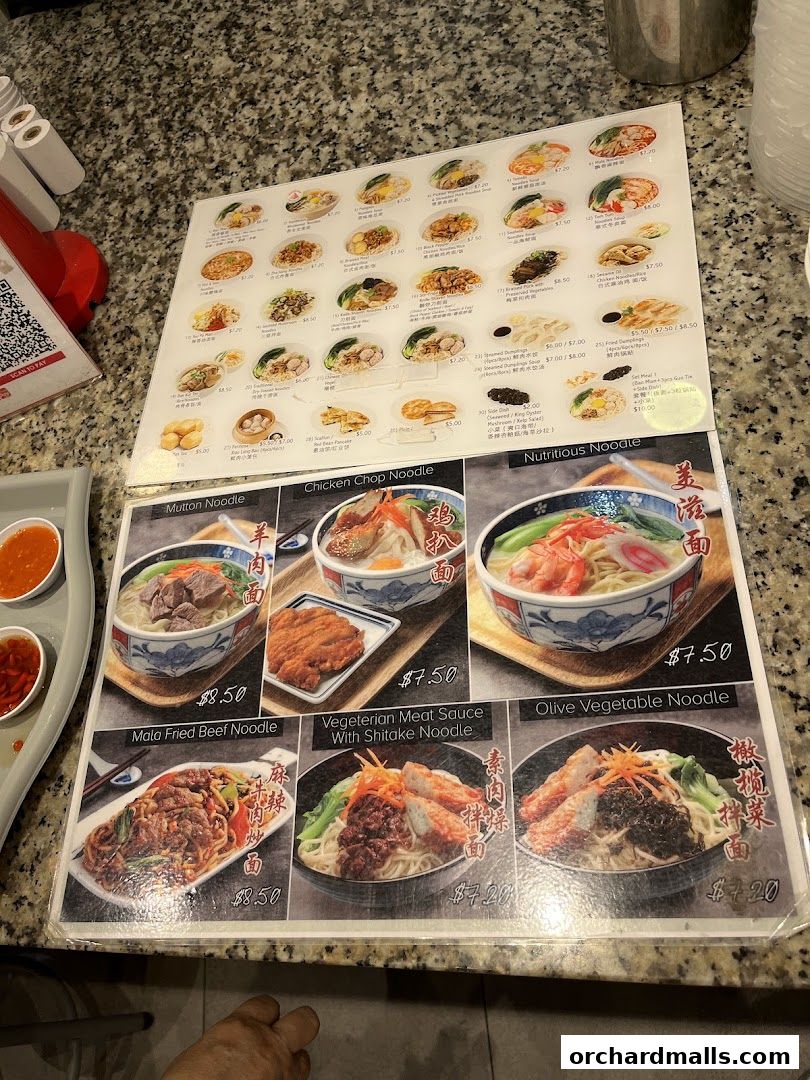 Menu page for Food Republic 313somerset