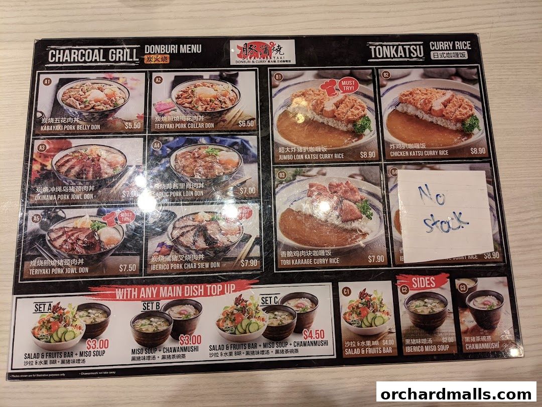 Menu page for Food Republic 313somerset