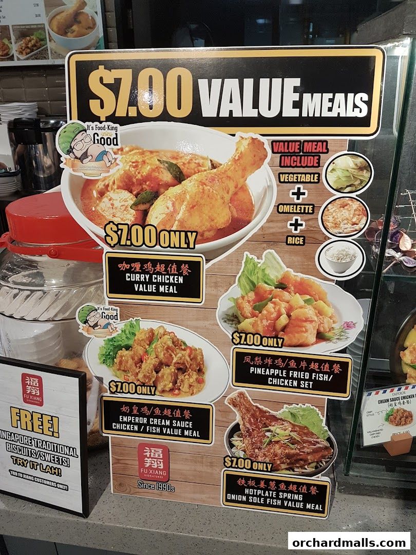 Menu page for Food Republic