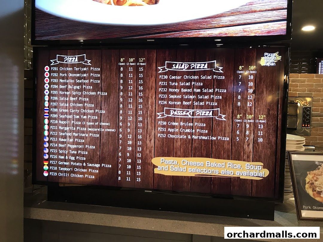 Menu page for Food Republic