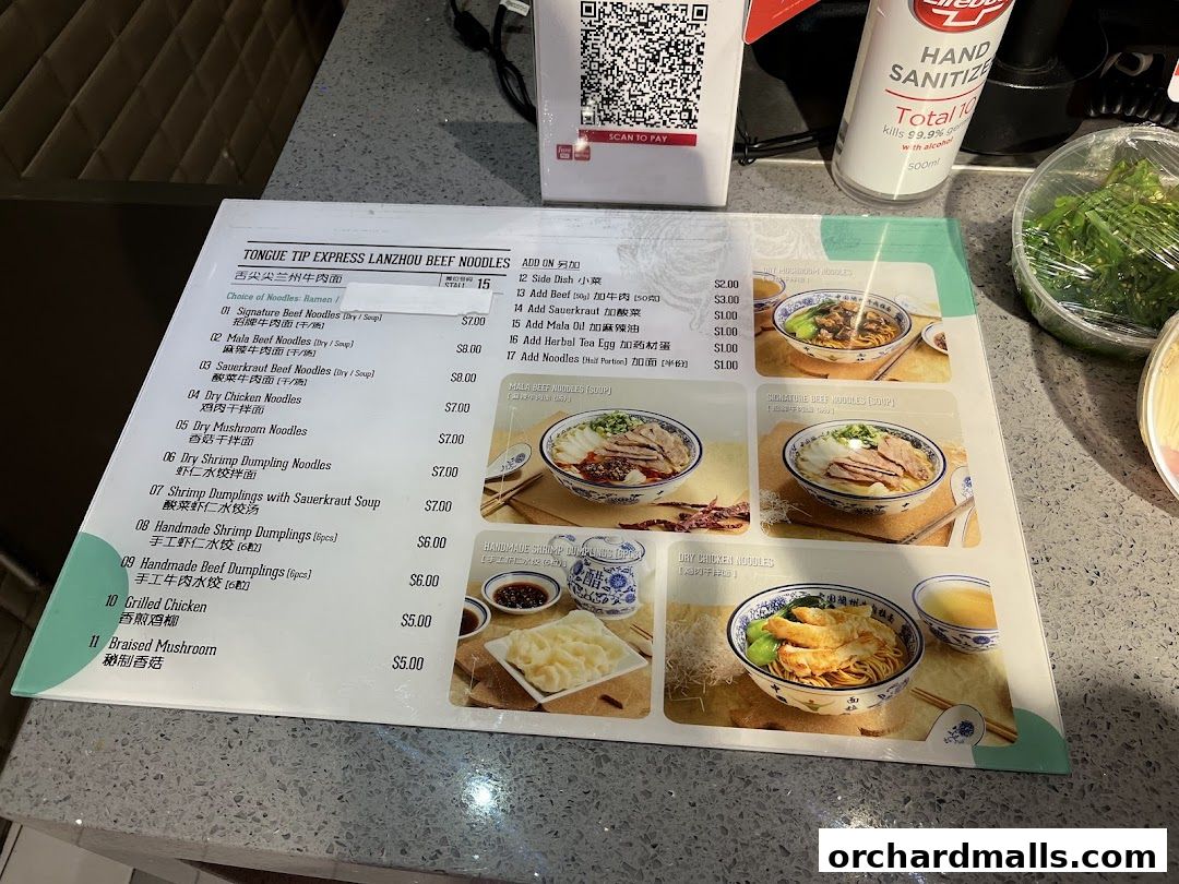 Menu page for Food Republic