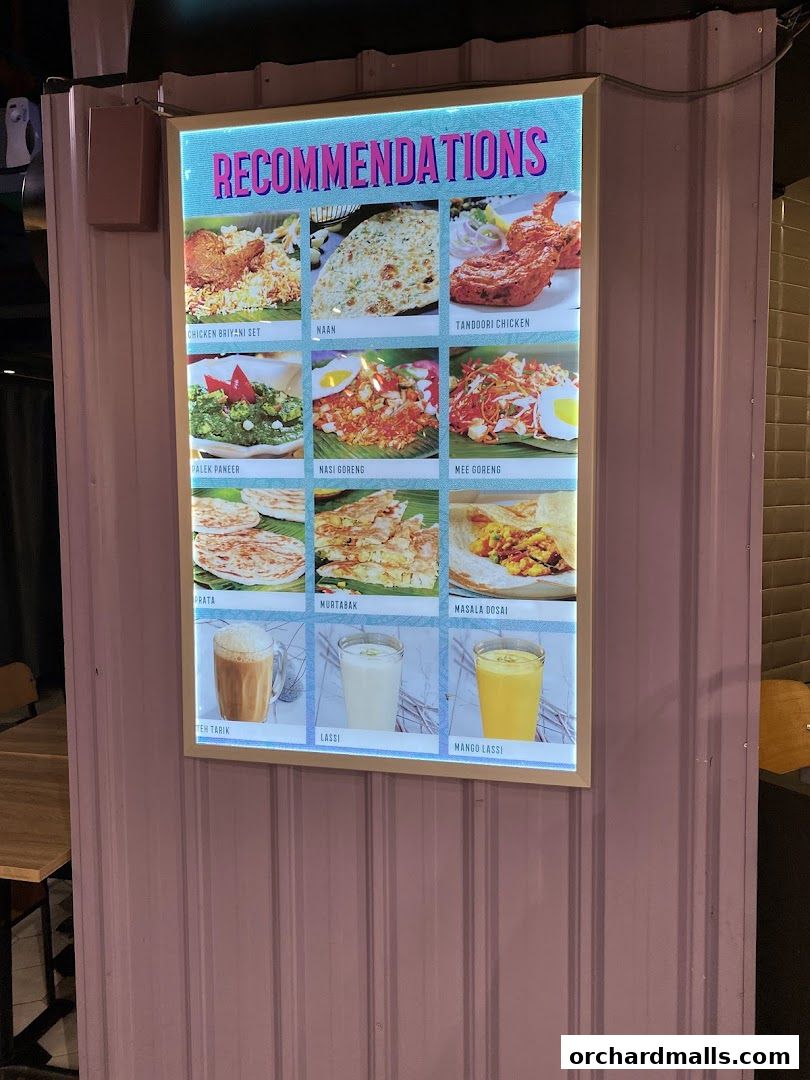 Menu page for Food Republic