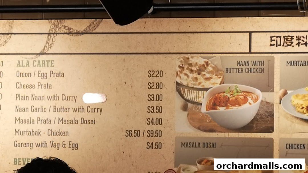 Menu page for Food Republic