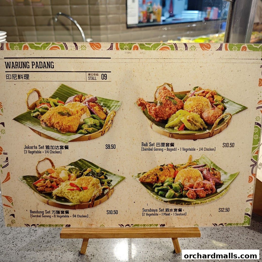 Menu page for Food Republic