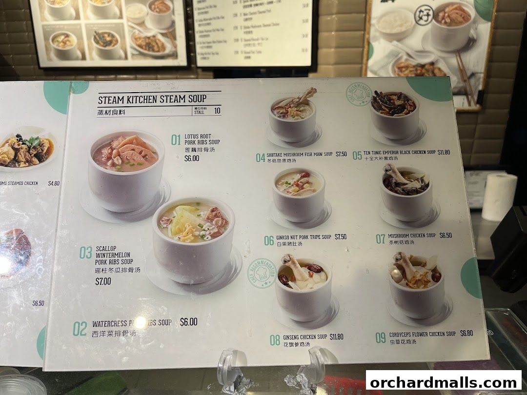 Menu page for Food Republic