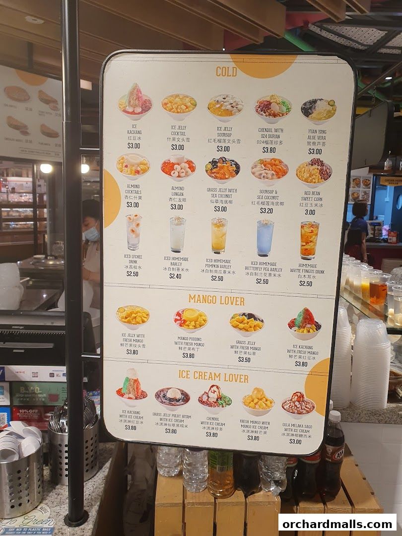 Menu page for Food Republic