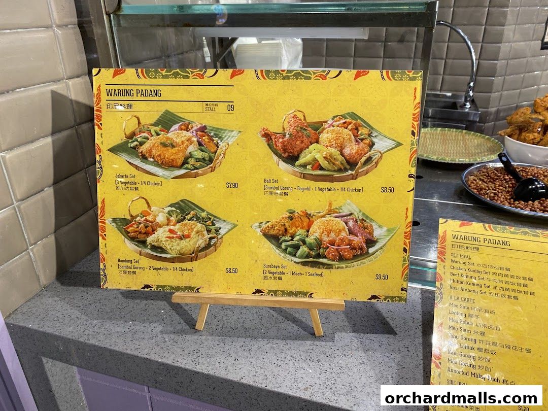 Menu page for Food Republic