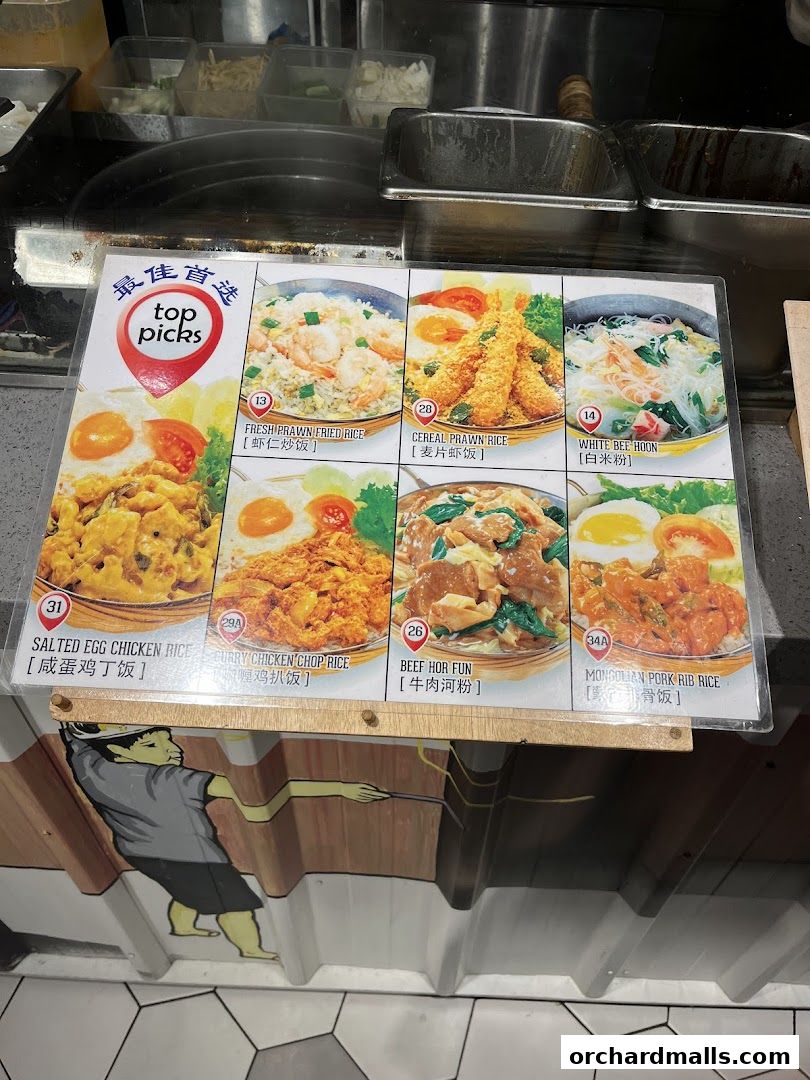 Menu page for Food Republic