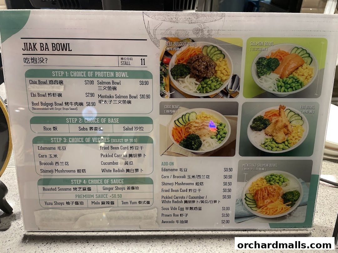 Menu page for Food Republic