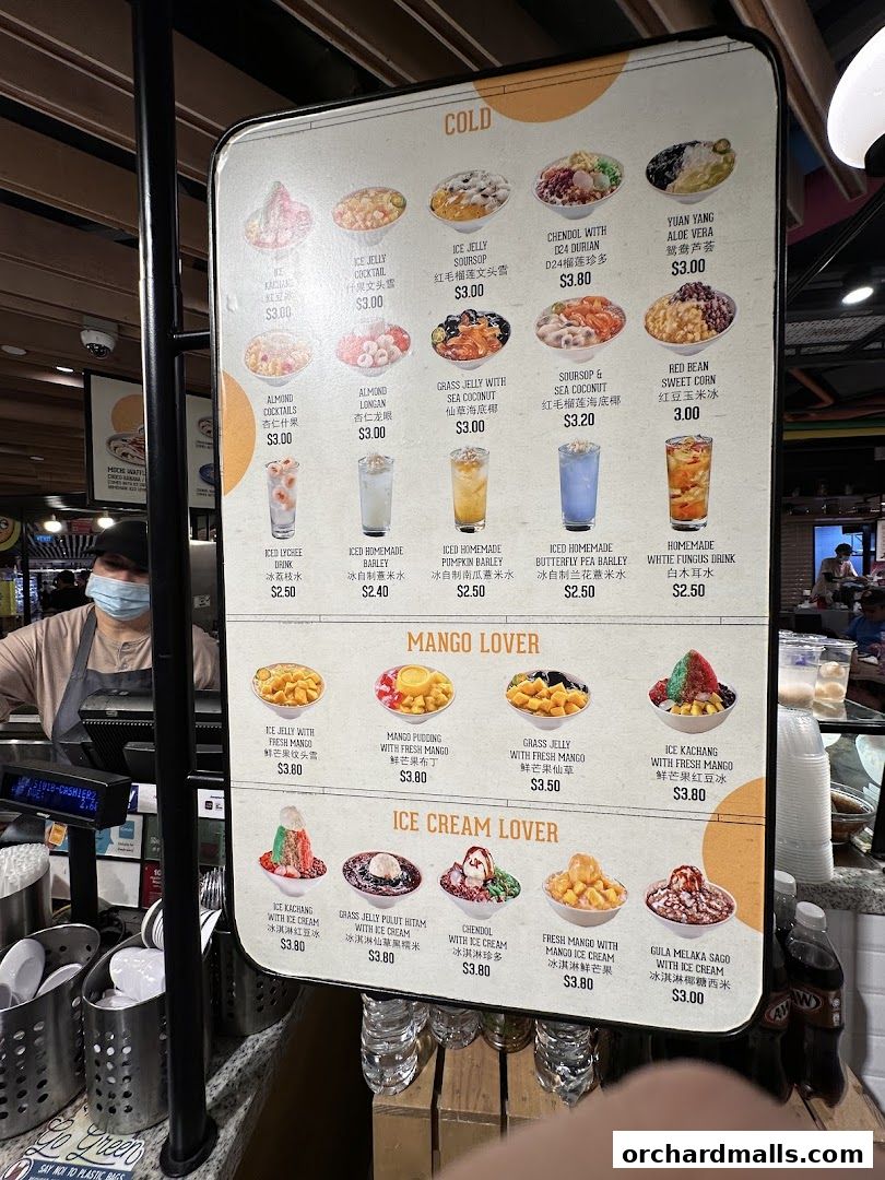 Menu page for Food Republic