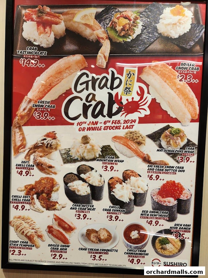 Menu page for Food Republic Wisma Atria