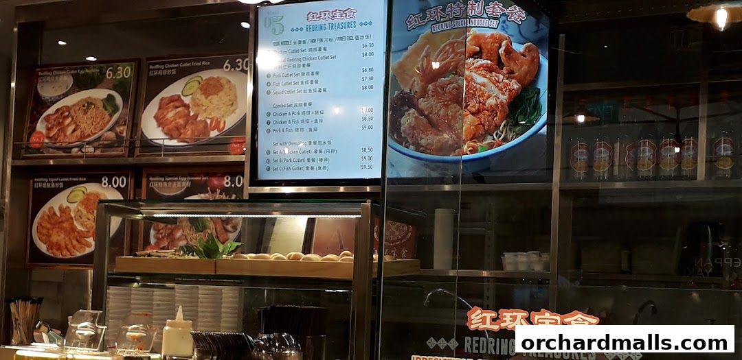 Menu page for Food Republic Wisma Atria