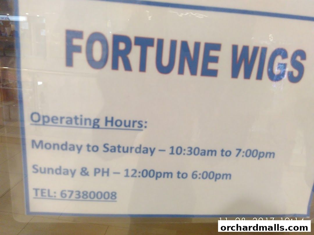 Fortune Wigs  Lucky Plaza