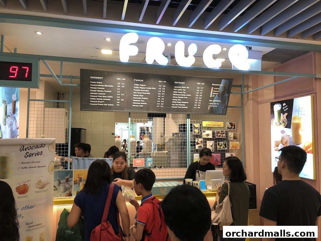 Menu page for Fruce Wisma