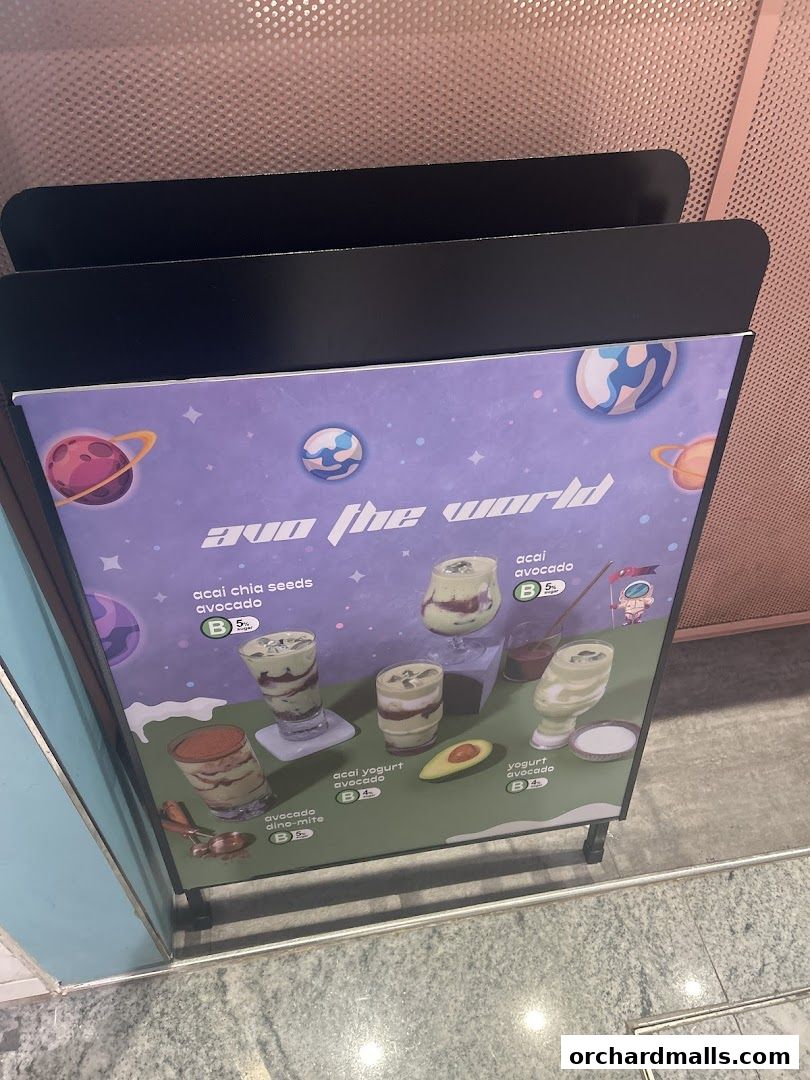 Menu page for Fruce Wisma