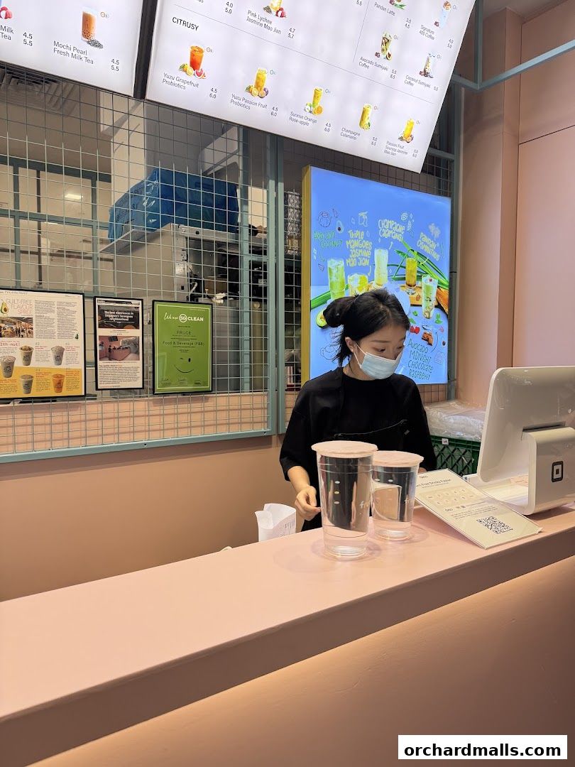 Menu page for Fruce Wisma