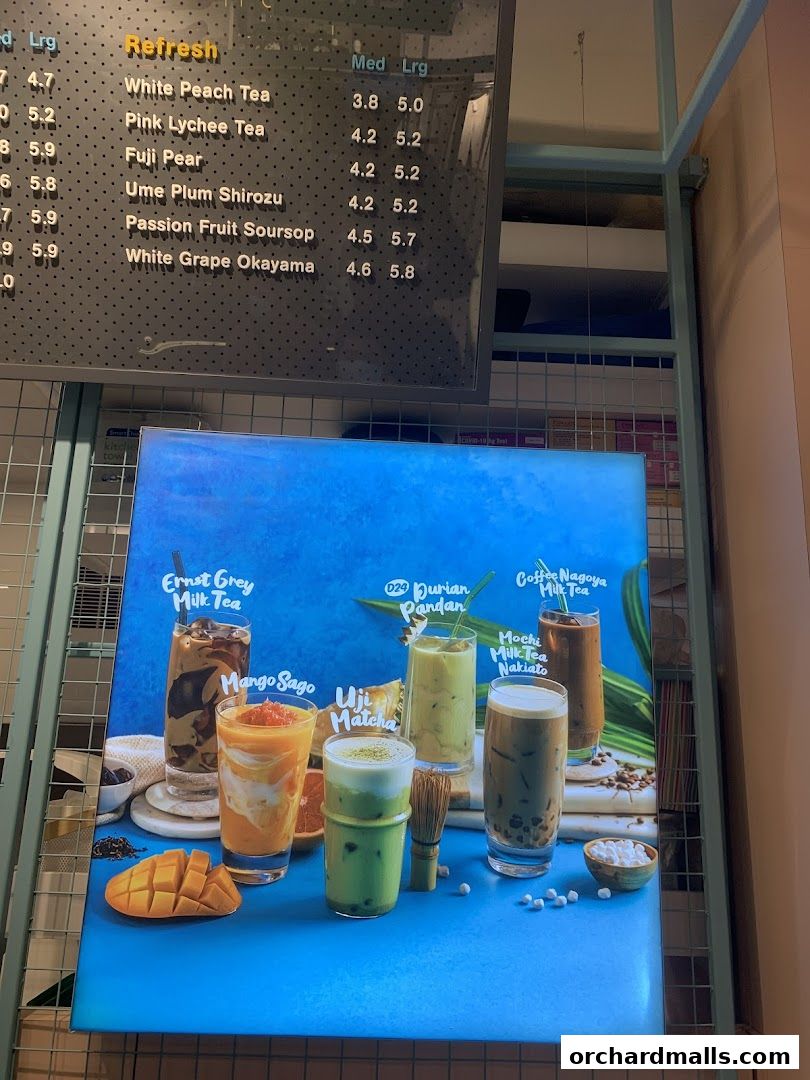 Menu page for Fruce Wisma