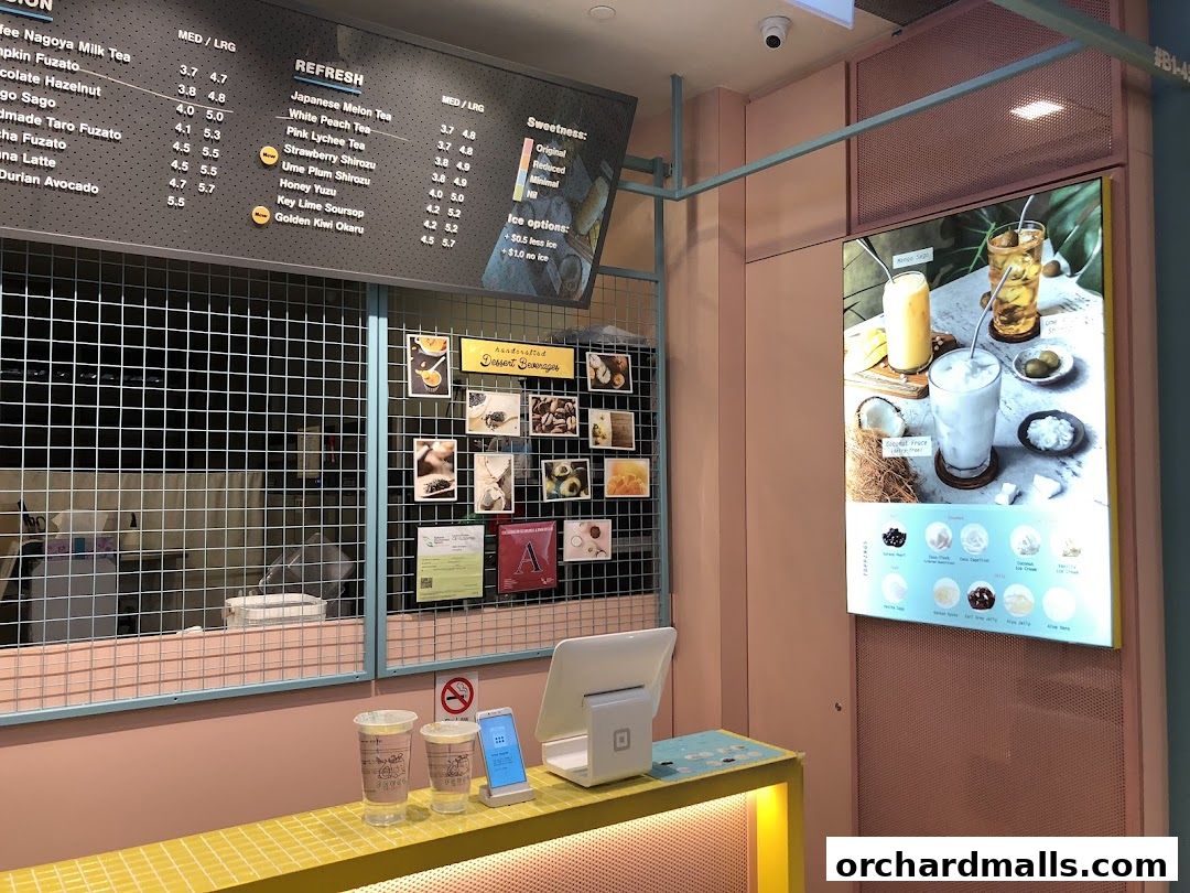 Menu page for Fruce Wisma