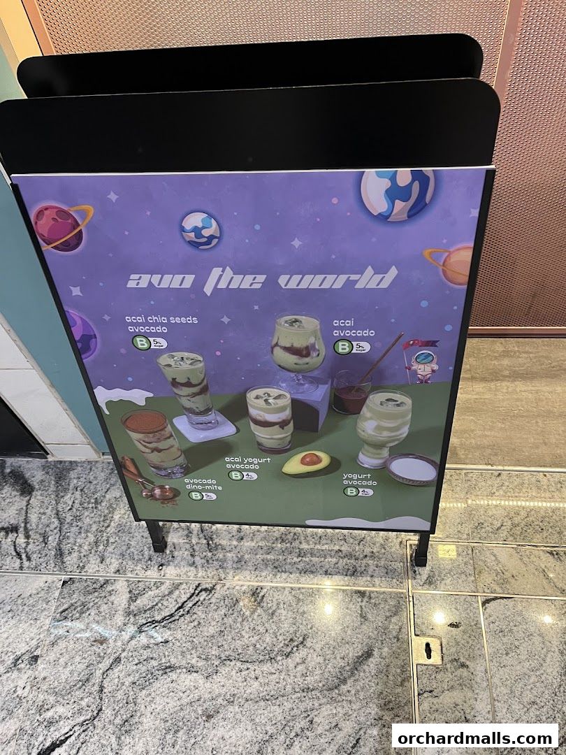 Menu page for Fruce Wisma