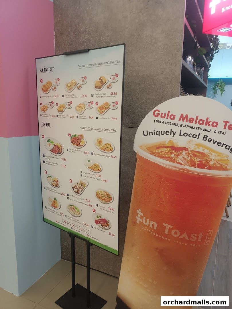 Menu page for Fun Toast Orchardgateway