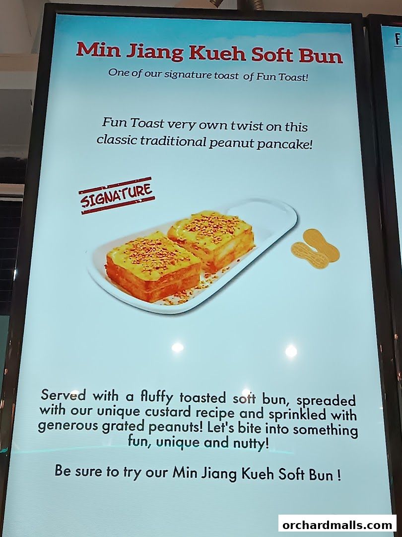 Menu page for Fun Toast Orchardgateway