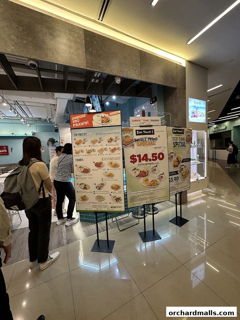 Menu page for Fun Toast Orchardgateway