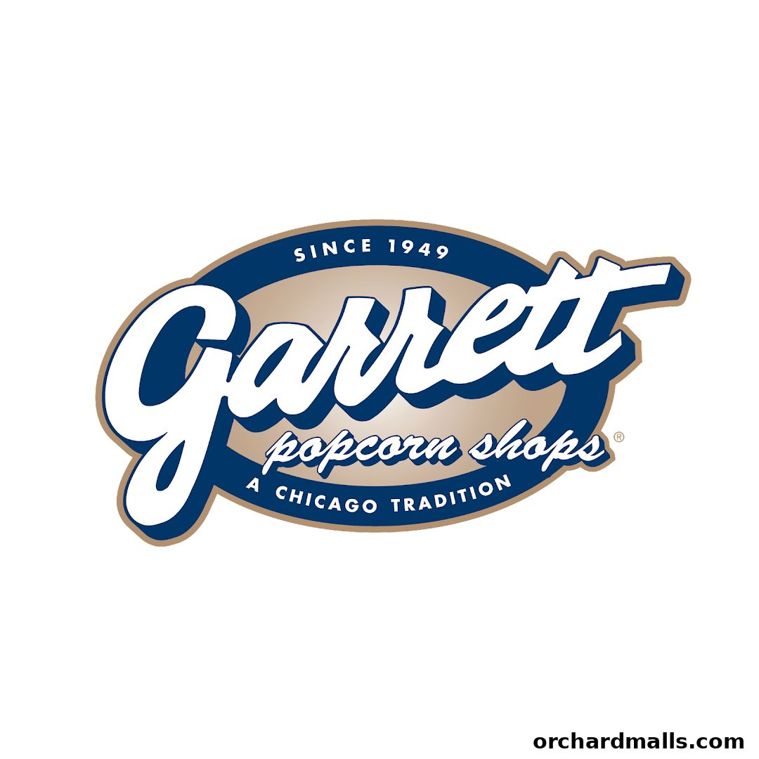 The logo for Garrett Popcorn Shops, a Chicago tradition since 1949.