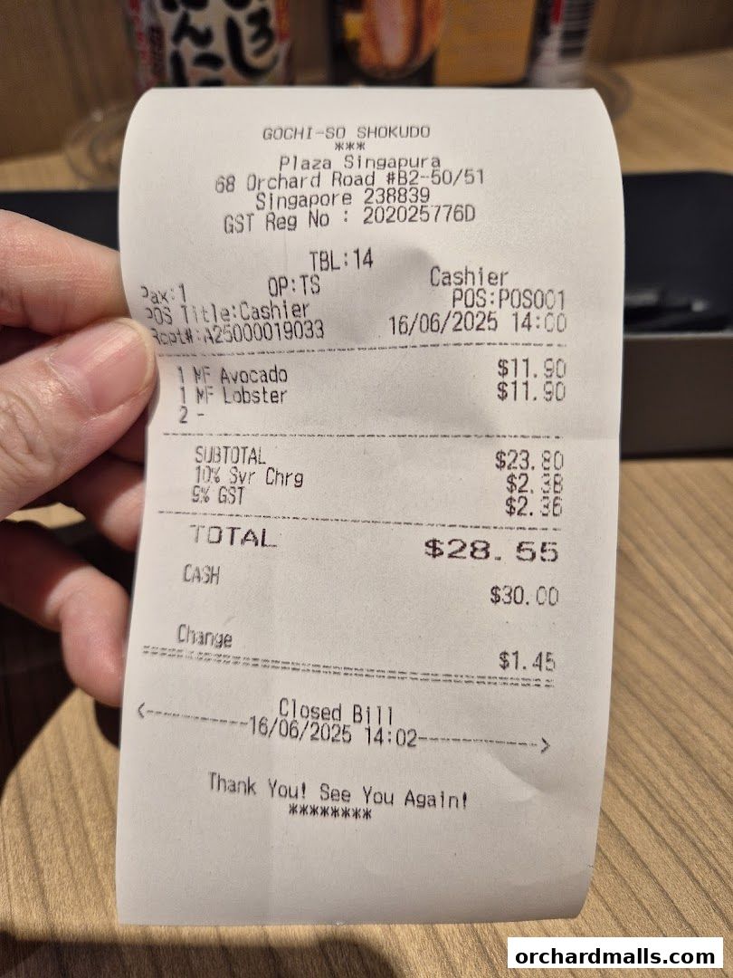 Gochi-So Shokudo ごち惣食堂 Wisma Atria