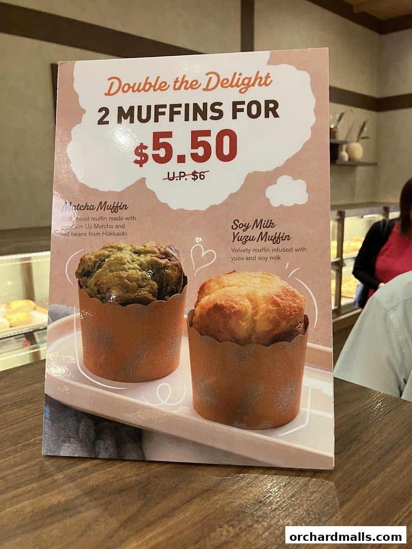 Menu page for Gokoku Japanese Bakery Wisma Atria