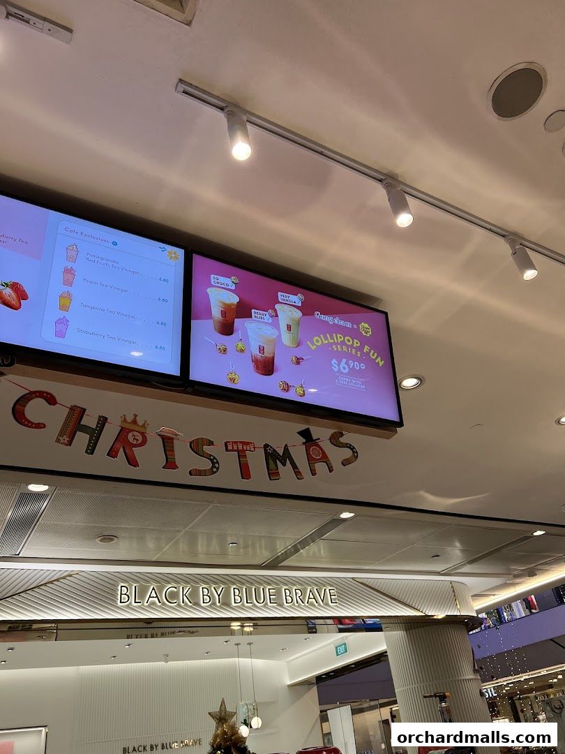 Menu page for Gong Cha