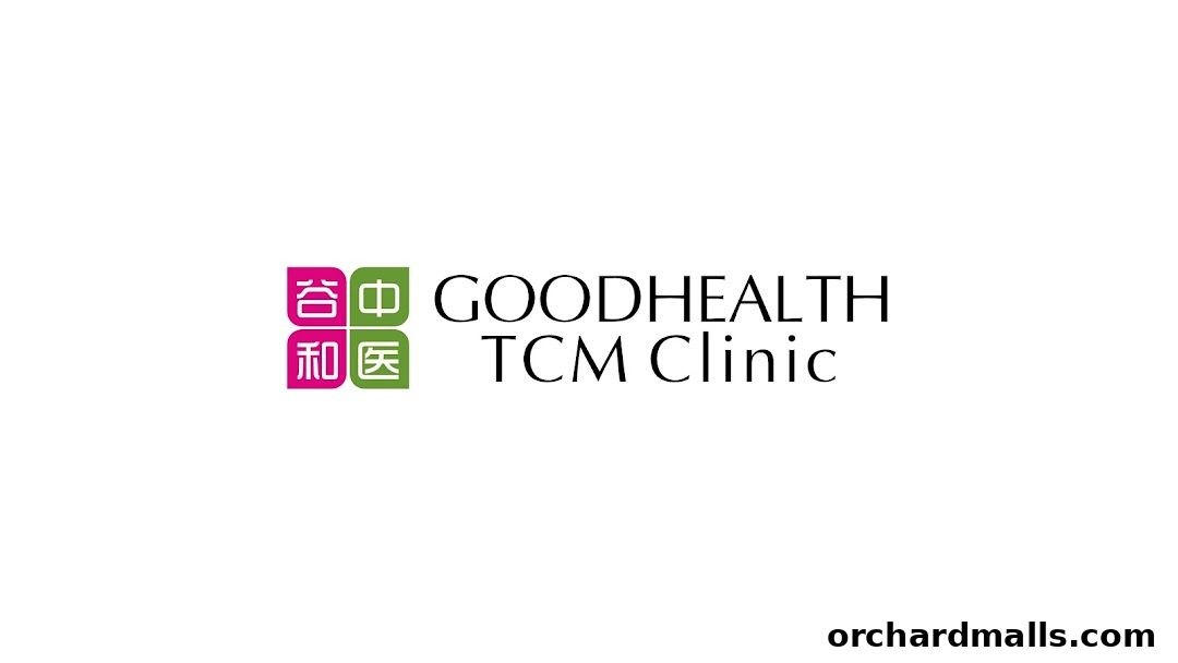 Logo for Goodhealth TCM Clinic with Chinese characters and English text.