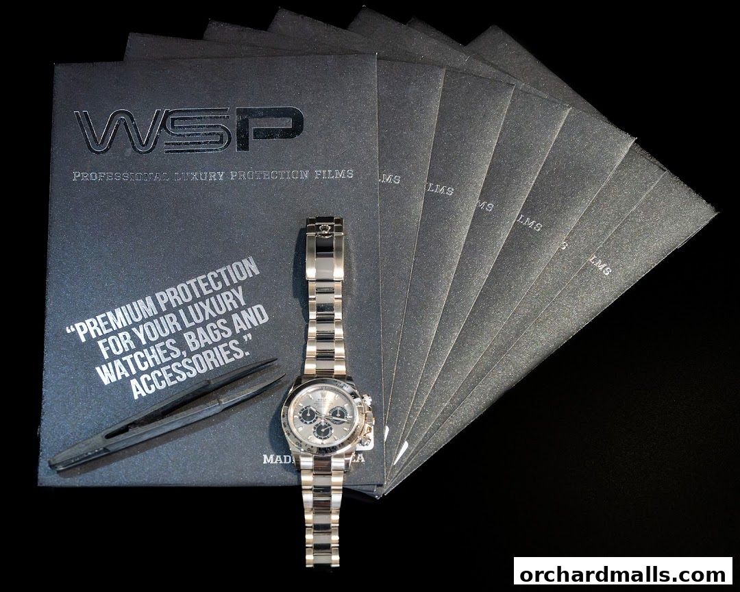 A luxury watch and protective films for watches, bags, and accessories.