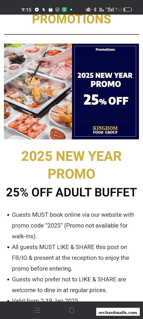 GoroGoro Steamboat  Korean Buffet  The Centrepoint