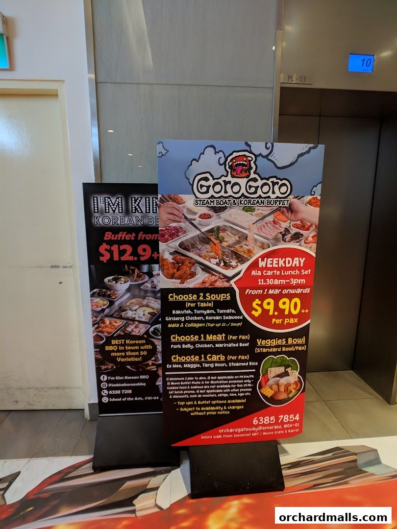 GoroGoro Steamboat  Korean Buffet  The Centrepoint