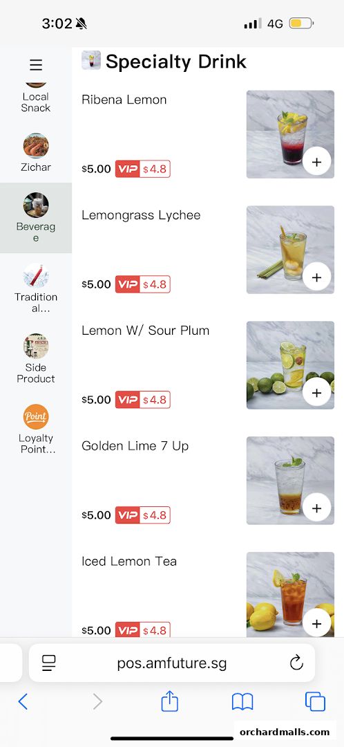 Menu page for Great Nanyang Heritage Cafe 大南洋 Somerset