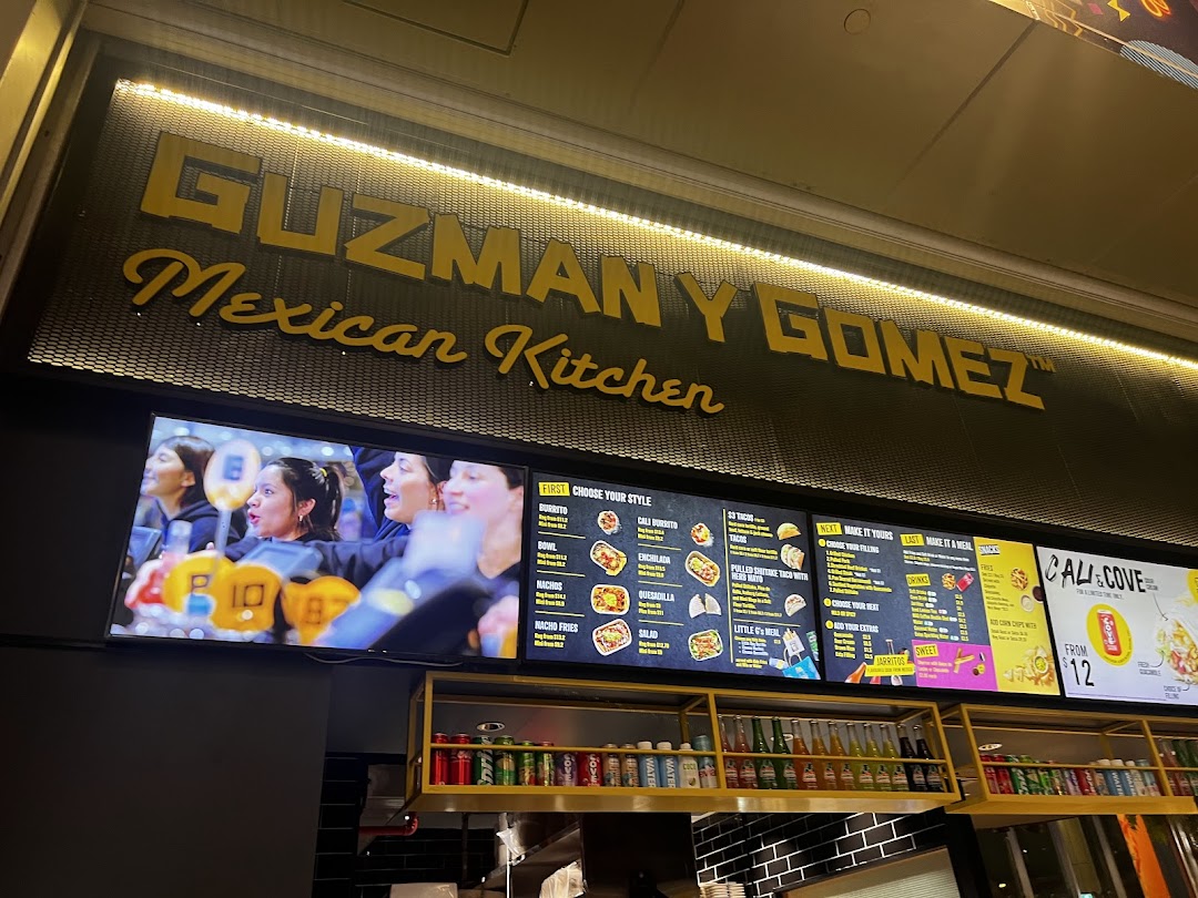 Menu page for Guzman y Gomez
