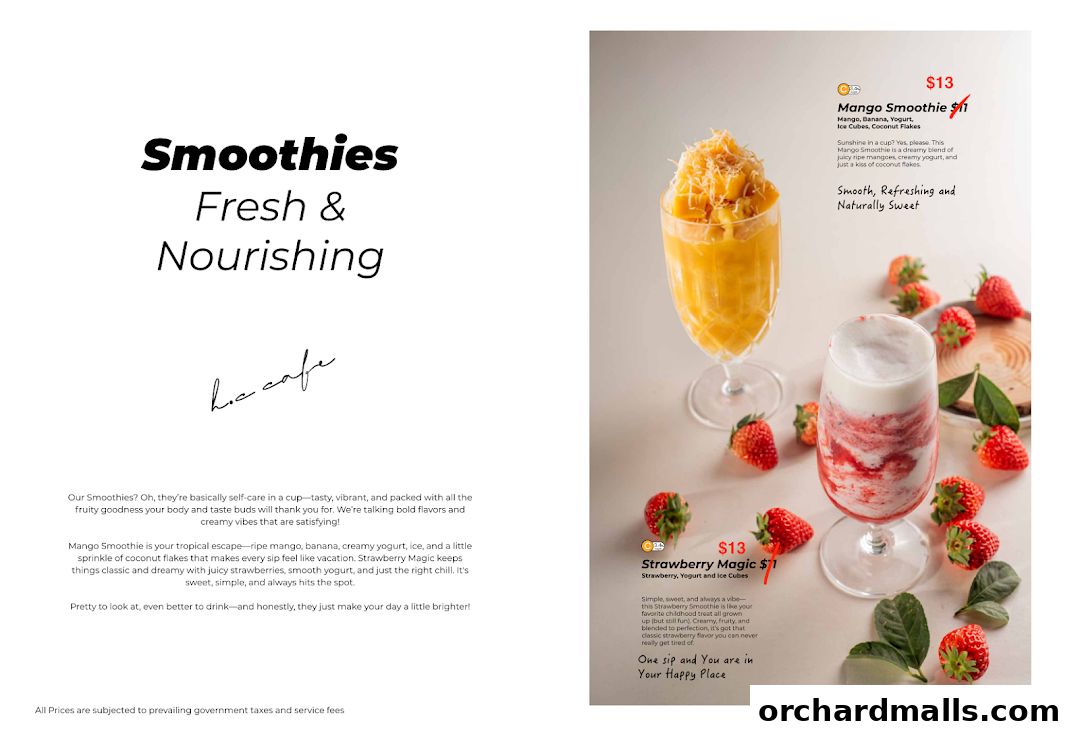 Menu page for HC halcyon  crane