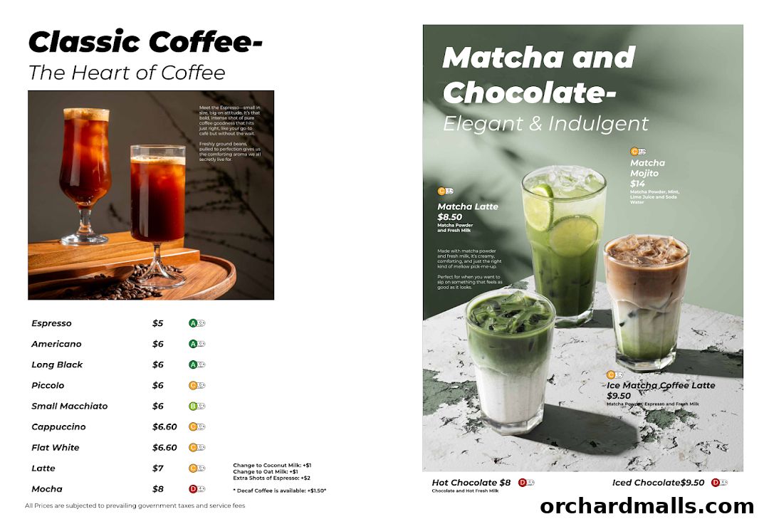 Menu page for HC halcyon  crane