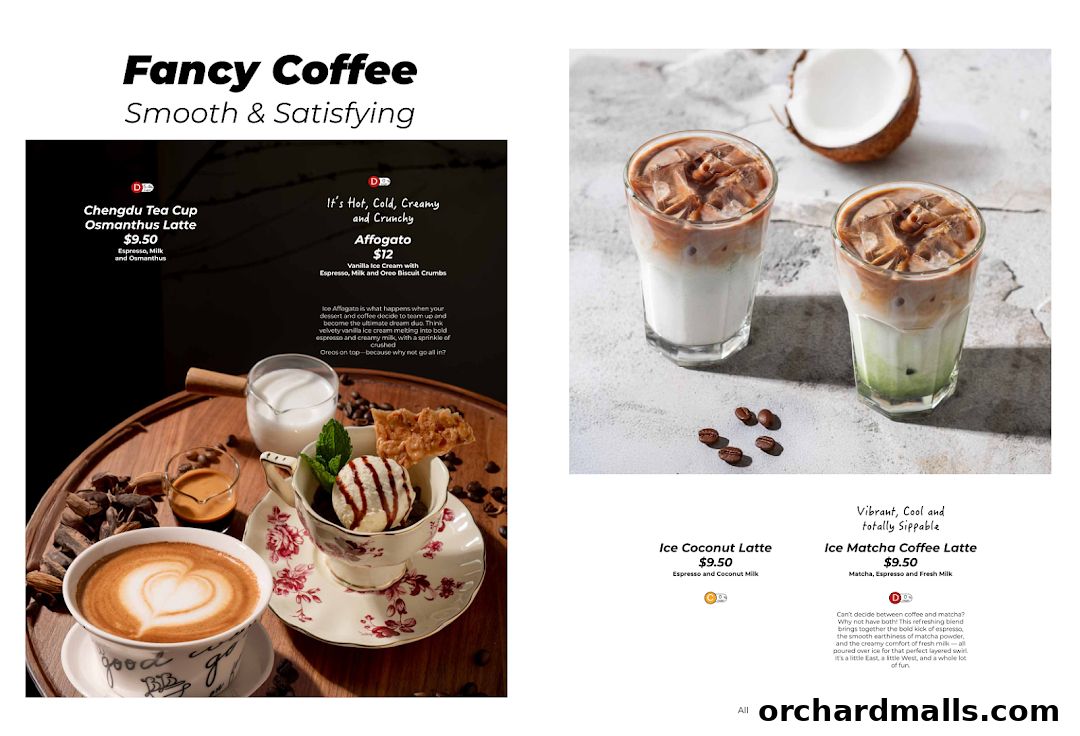 Menu page for HC halcyon  crane