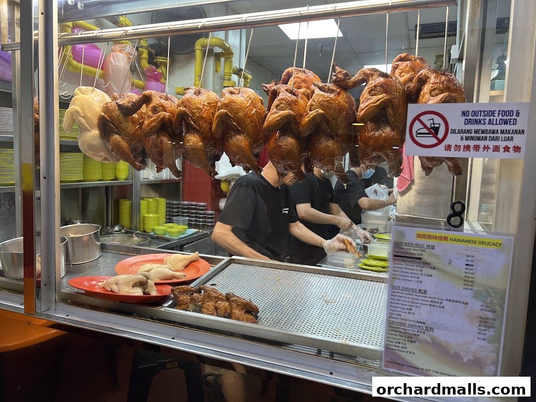 Menu page for Hainanese Delicacy